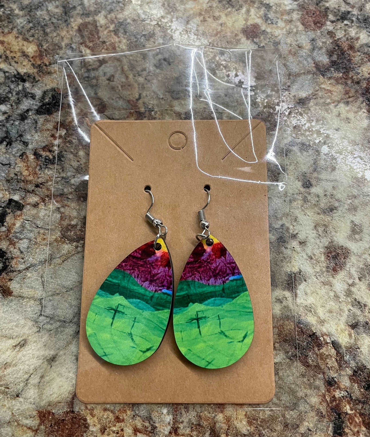 Noah Brave 3 Crosses Earrings