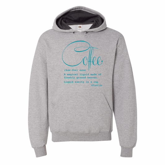 Coffee Defined Hoodie - Athletic Heather