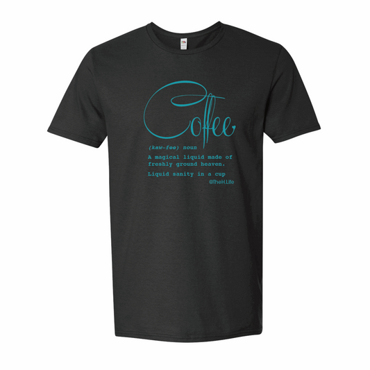 Coffee Defined T Shirt - Black