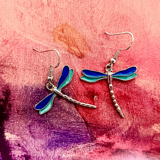 Mary's Hope Dragonfly Earrings