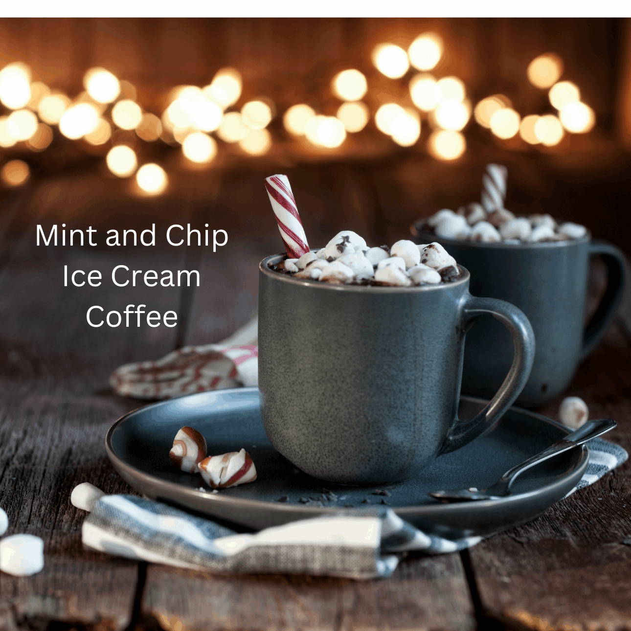Mint and Chip Ice Cream Coffee