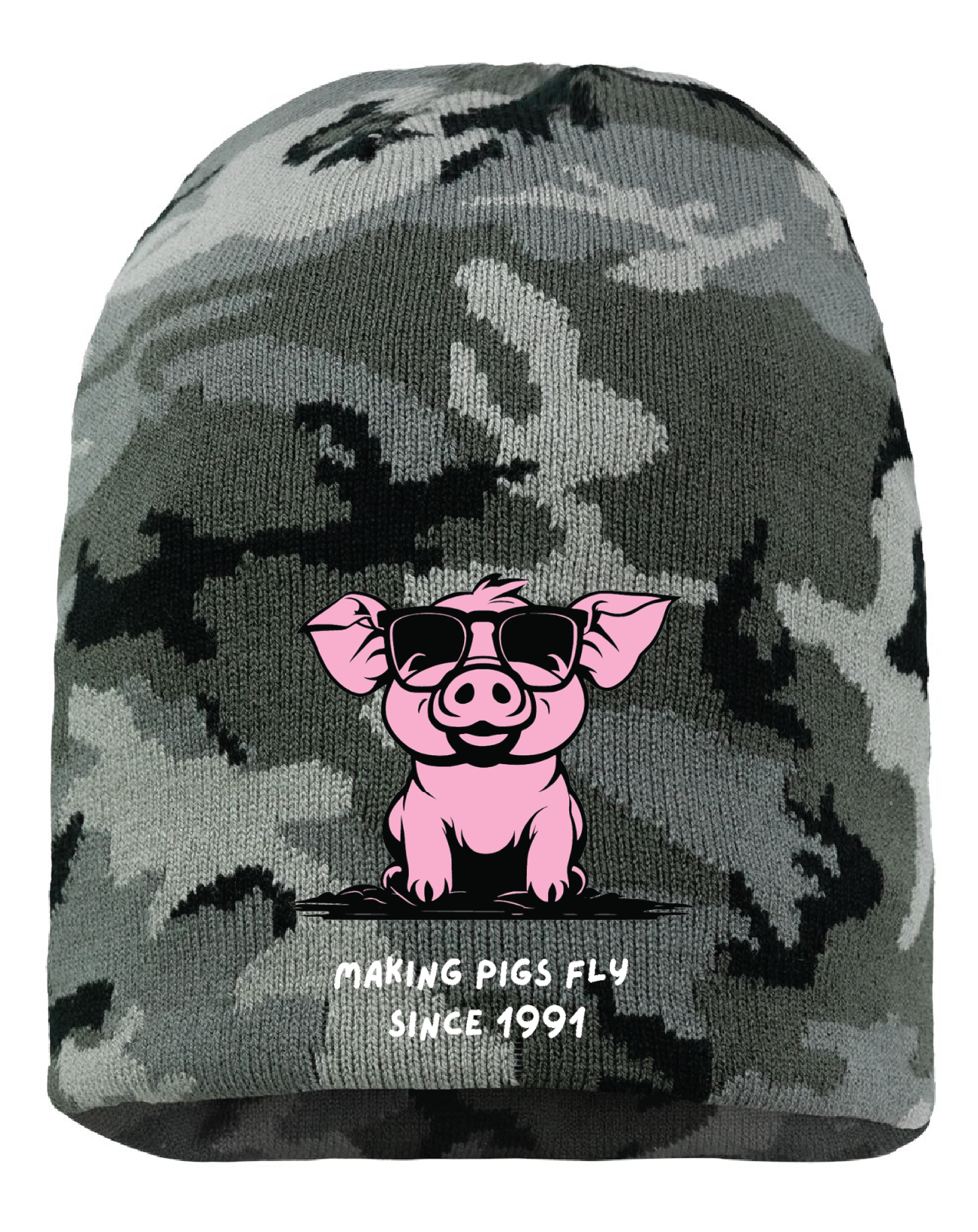 When Pigs Fly Camo Beanie Joe Smeeding