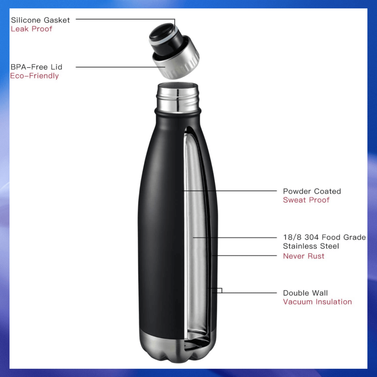 NoahBRAVE Water Bottle